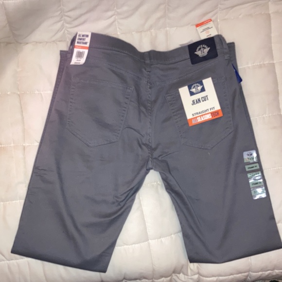 Docker - 32x34 - Straight Fit - Grey - Dress Pants - Picture 4 of 5